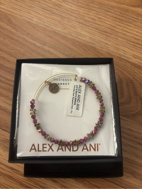 Alex and Ani Jewelry - Alex & Ani Holiday Red Bow Beaded Bracelet